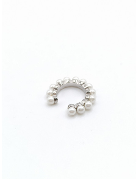 Silver ear cuffs