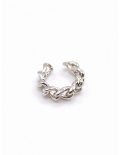 Silver ear cuffs