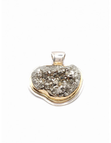 Silver gold pendant