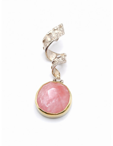 Silver gold pendant
