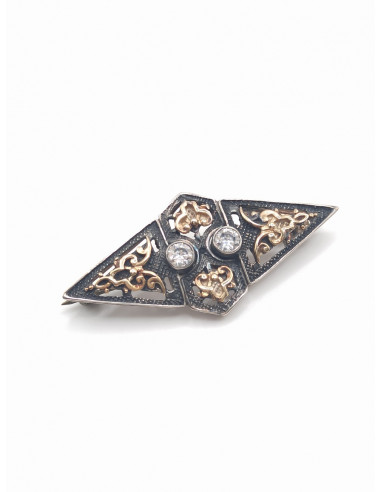 Silver gold clasp