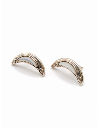 Silver earrings