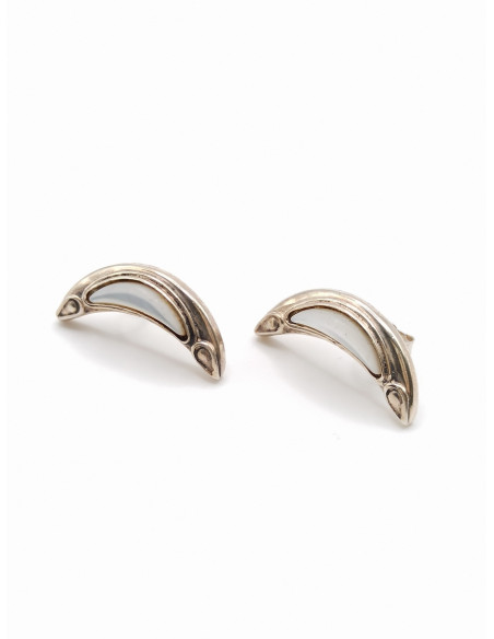 Silver earrings