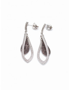 Ασημένια κρεμαστά σκουλαρίκια