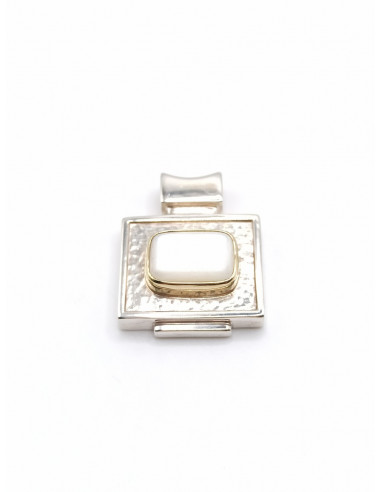 Silver gold pendant