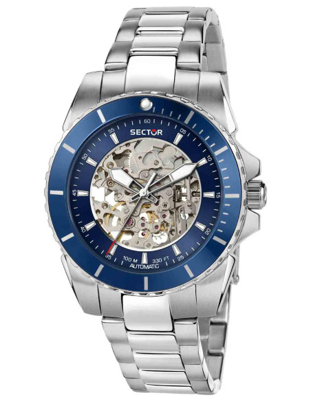SECTOR 450 Automatic Silver Stainless Steel Bracelet