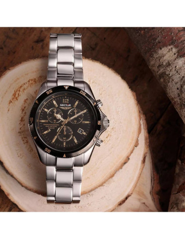 SECTOR 650 Chronograph Silver Metallic Bracelet