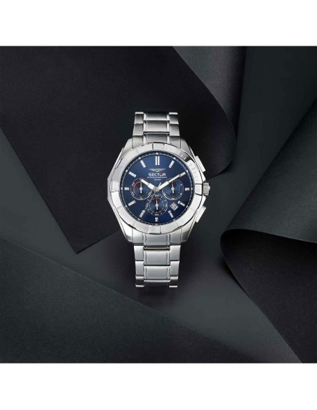SECTOR 790 Chronograph Silver Stainless Steel Bracelet