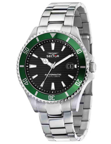 SECTOR 230 Automatic Silver Stainless Steel Bracelet