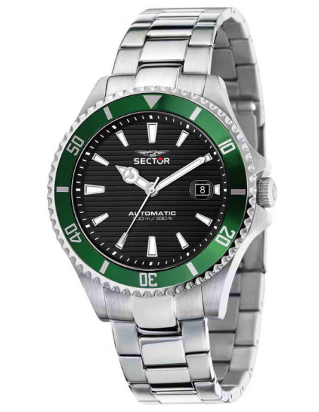 SECTOR 230 Automatic Silver Stainless Steel Bracelet