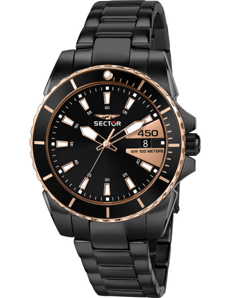 SECTOR 450 Black Metallic Bracelet