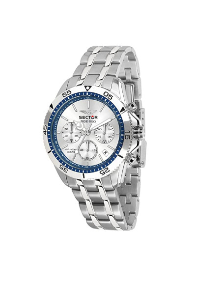SECTOR SGE 650 Chronograph Silver Stainless Steel Bracelet