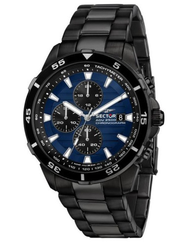 SECTOR ADV2500 Chronograph Black Stainless Steel Bracelet