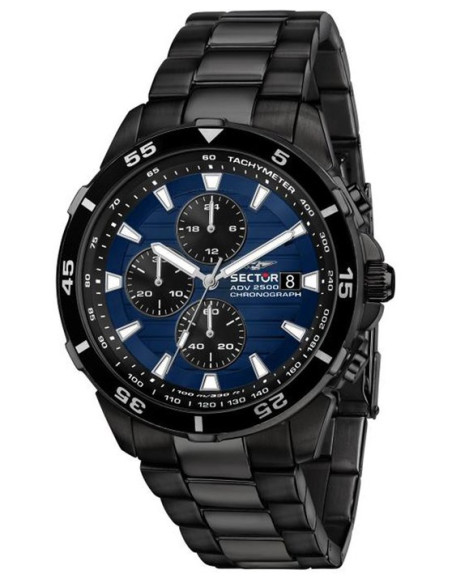 SECTOR ADV2500 Chronograph Black Stainless Steel Bracelet