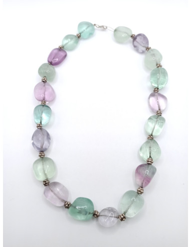 Amethyst and Chalcedony Necklace