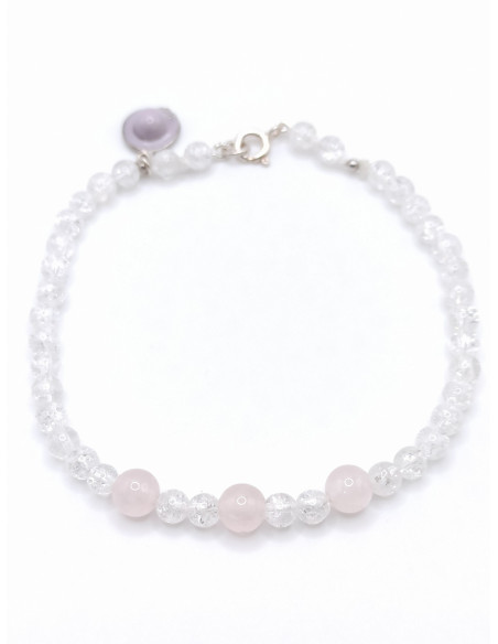 Quartz Bead Bracelet