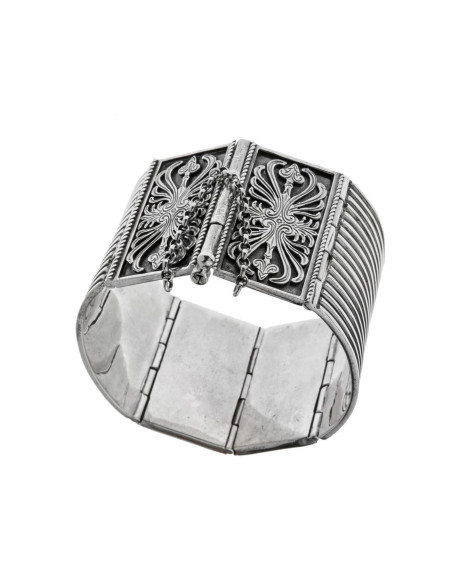 Ασημένιο Βραχιόλι Ανθέμιο