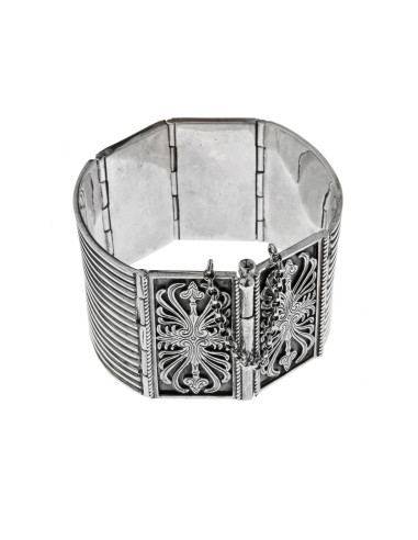 Ασημένιο Βραχιόλι Ανθέμιο