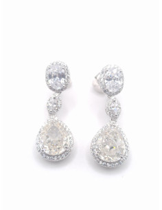 Ασημένια σκουλαρίκια